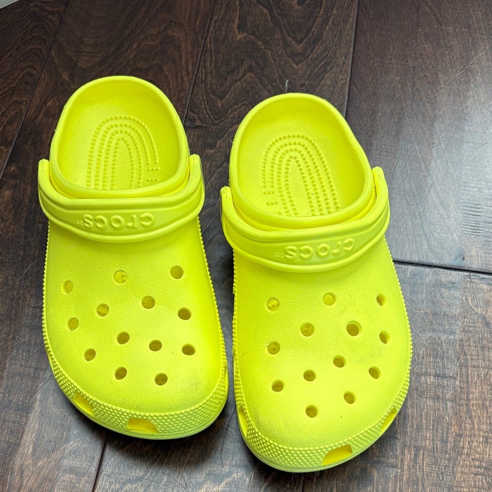 Yellow Crocs